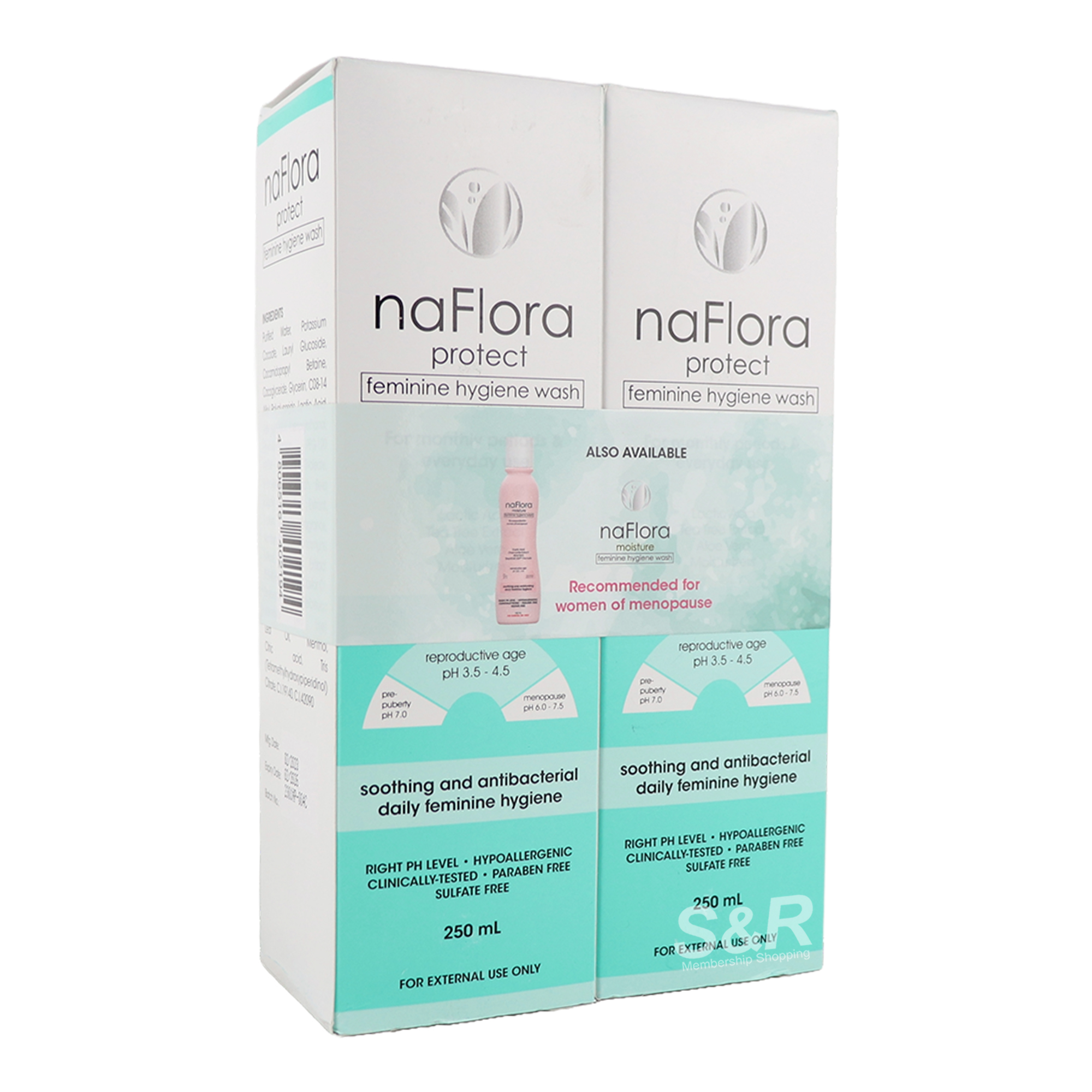 naFlora Protect Feminine Wash 2pcs x 250mL naFlora Protect Feminine Wash 2pcs x 250mL